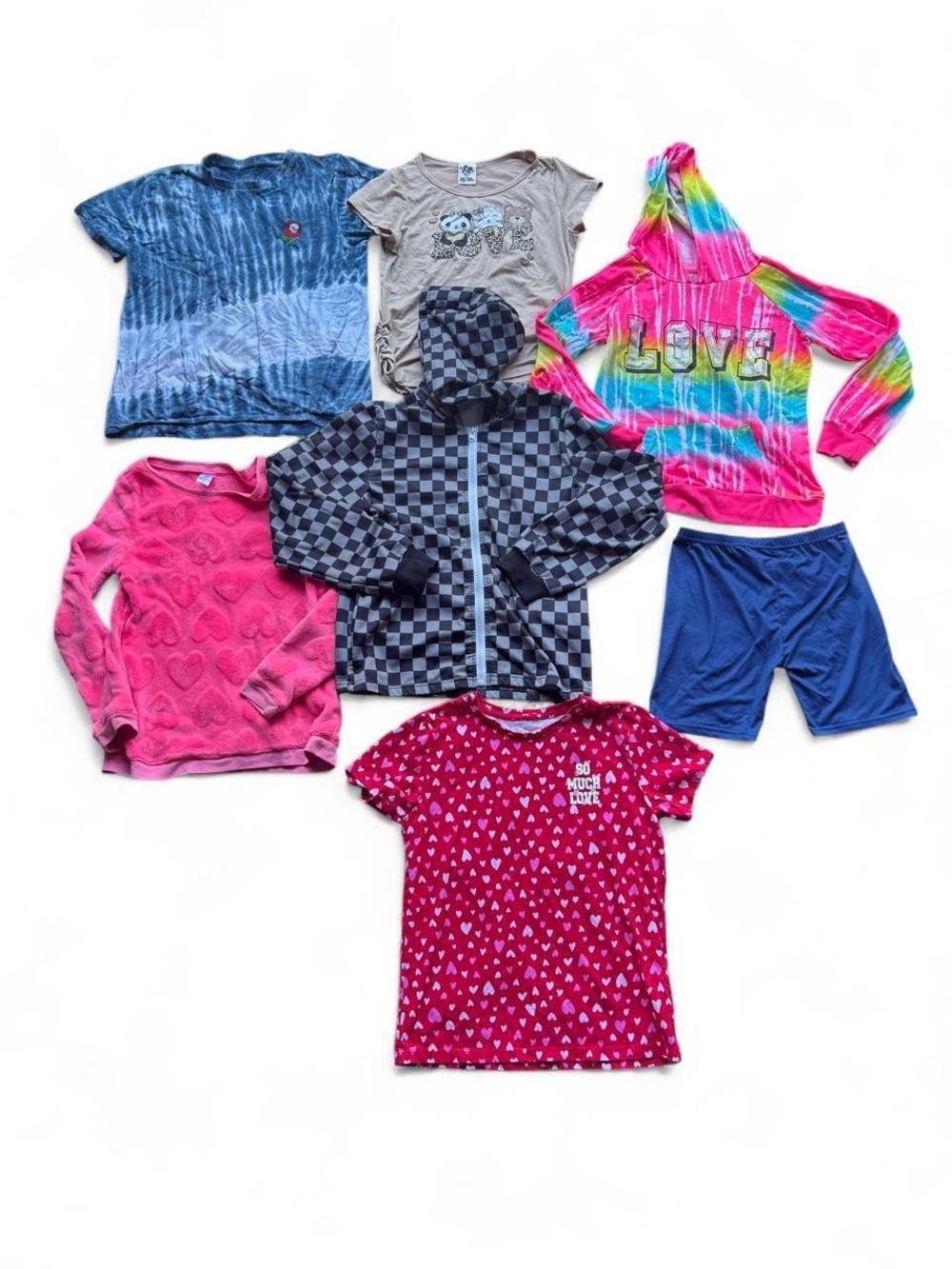 ✨Multicoloured Kids Girls bundle of 8 items Size XL✨